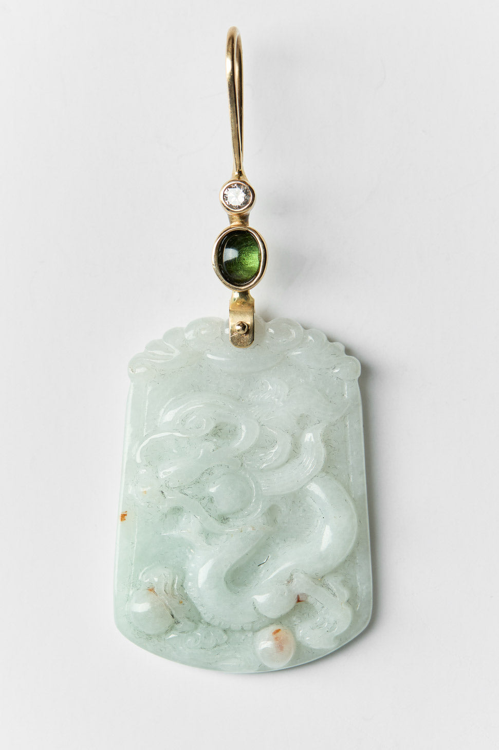 Jade Pendant, 14k Gold