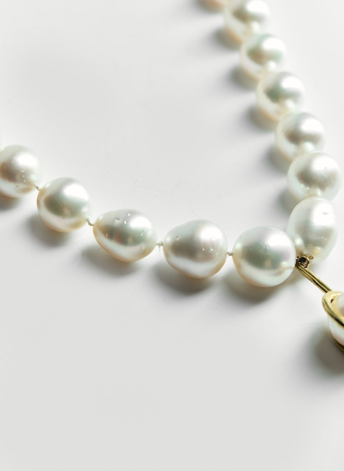 White South Sea Pearl Necklace, 18k gold